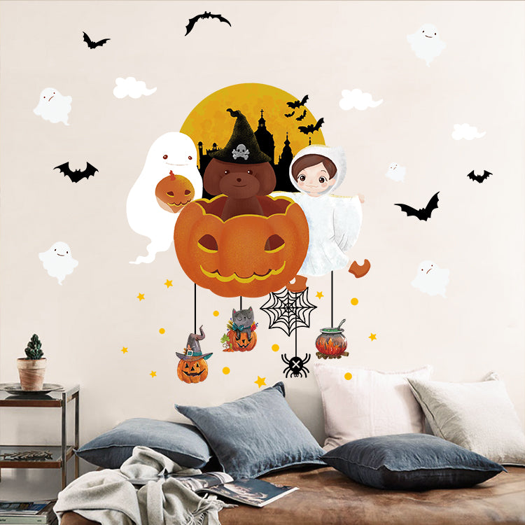 Miico XL627 Cartoon Sticker Halloween Sticker Wall Sticker Room Decoration