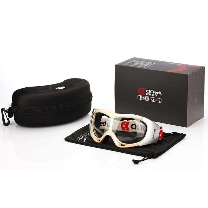ANSI Anti Fog Windproof Safety Goggles Racing Sport Skiing Glasses CK Tech CKY-053JYT