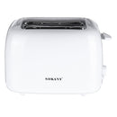700W Automatic 2 Piece Toaster Breakfast Sandwich Bread Maker Machine 6-speed Baking