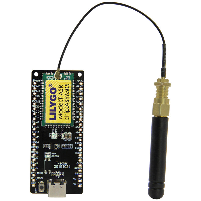 LILYGO T-Solar Development Board ASR6505 Integrates SX1262LORa Module Solar Power Supply Interface