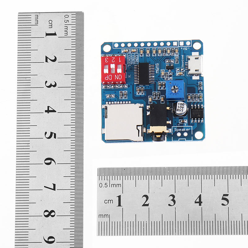 DYSV5W 5V DC Voice Playback Module bluetooth Audio Receiver Board with SD/TF Card Wireless Stereo MP3 Music Module