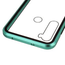 For Xiaomi Redmi Note 8T Case Bakeey 360 Curved Screen Front+Back Double-sided Full Body 9H Tempered Glass Metal Magnetic Adsorption Flip Protective Case