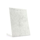 High-end 3D L-type Jewelry Display Stand Grey/Rose/Black Suede Necklace Bracelet Holder