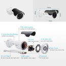VIKCONN 1080P Full HD Security Camera Video Surveillance Camera 2.0MP Weather Proof Full Metal CCTV
