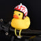 Cartoon Yellow Silica Broken Wind Duck Helmet Head Horn Motorcycle Bicycle Light Shining Mountain Bike Handlebar Head Light Bell Accessories