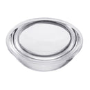 78MM Optical Glass Lens Waterproof 90 Degree + Aluminum Ring For 20W-100W High Power LED Chip