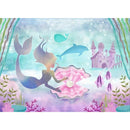 3x5FT 5x7FT Vinyl Mermaid Underwater Sea Photography Backdrop Background Studio Prop