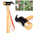 Selpa Outdoor Camping Copper Mallet Brass Hammer For Tent Pegs Nail Puller Survival Tool
