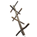 Wood Stairs Swing Pet Perch Play Toys Rotating Hanging For Bird Parrot Macaw