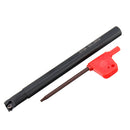 Drillpro 10mm Shank Lathe Turning Tool Holder Boring Bar with 10pcs CCMT060204 Carbide Inserts
