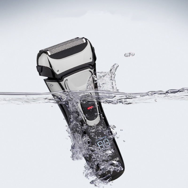 Genpai FK-605 IPX7 Waterproof Reciprocating USB Electric Shaver Electric Razor Dry and Wet Machine For Shaving Razor