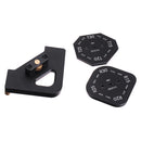 Quick Change Aluminum Alloy Quick Router Table Corner Jig Radius Chamfer Profile Template Kits for Woodworking Trimming Tool Set