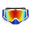 Detachable Motorcycle Ski Goggles Anti Radiation UV Protection Windproof Riding Sunglasses for Adults