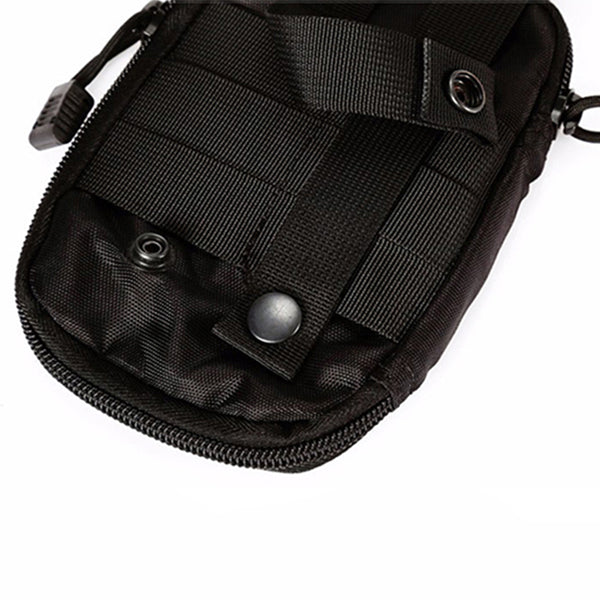 Outdooors Tactical Multifunctional Nylon Hiking Waist Pouch Wallet Storage Bag