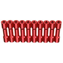 Suleve M3AS12 10Pcs M3 25mm Aluminum Alloy Standoff Spacer Round Column MultiColor Smooth Surface