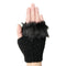 5V USB Heated Gloves Warmer Hands Knitting Fingerless Electric Office Winter Motorcycle