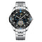 TEVISE T855 Waterproof Full Steel Automatic Mechanical Watch Business Style Men Watch