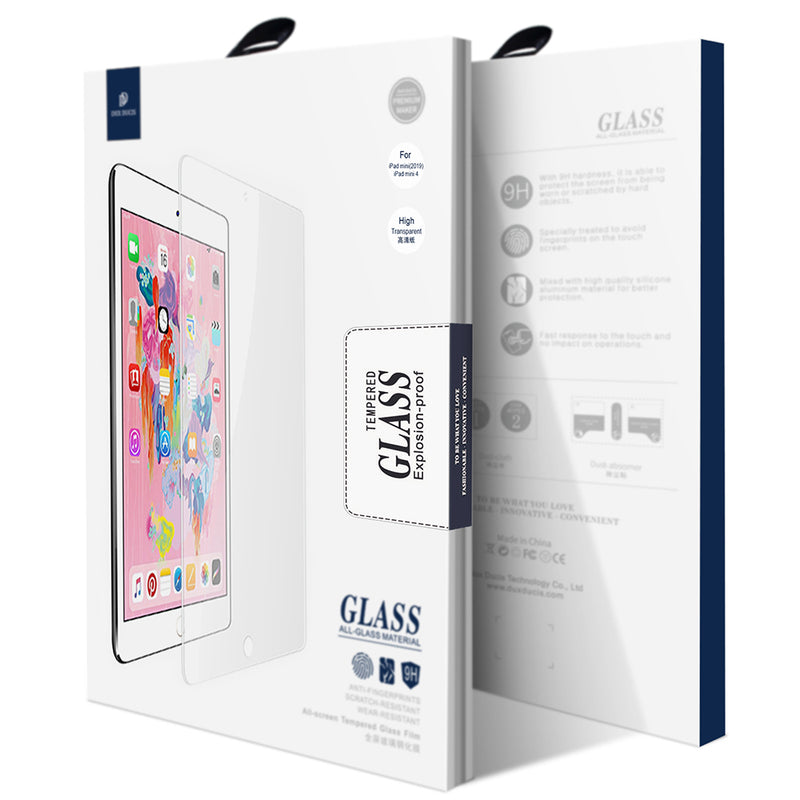 DUX DUCIS Scratch Resistant Explosion-proof Clear Tempered Glass Screen Protector For iPad Mini 5/iPad Mini 2019