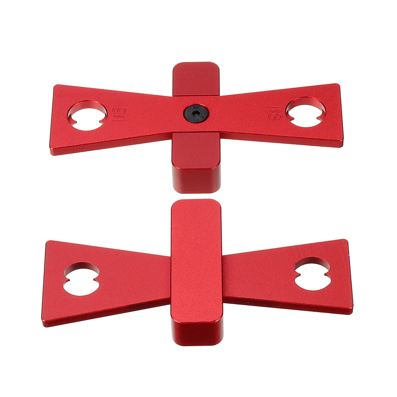 2pcs Aluminum Alloy Dovetail Marker Set Dovetail Marking Jig Featuring 1:5 1:6 1:7 and 1:8 Slopes Woodworking Tool