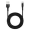 USAMS US-SJ338 U29 Micro USB LED Magnetic Braided Fast Charging Cable 2M For Tablet Smartphone