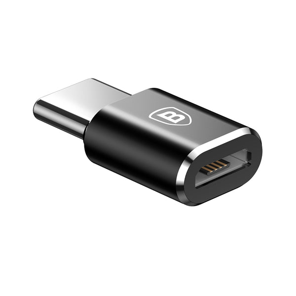 Baseus Type-C Male to Micro USB Female  OTG Adapter USB-C Connector Cable Converter for S8 Oneplus 3