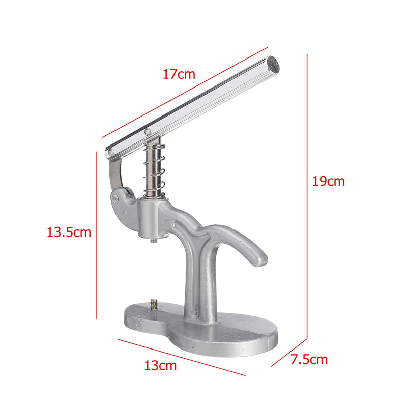 Watch Back Case Press Opener Crystal Glass Closer Fitting Repair Tool with 12 Dies
