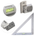 150MM/200MM Stainless Steel Angle Ruler 90 Degree Wide Bottom Thickening Measuring Tool Aluminum Tri