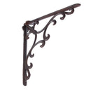 Cast Iron Wall Shelf Mount Bracket Support Mounted Supporter Home Garden Rusty