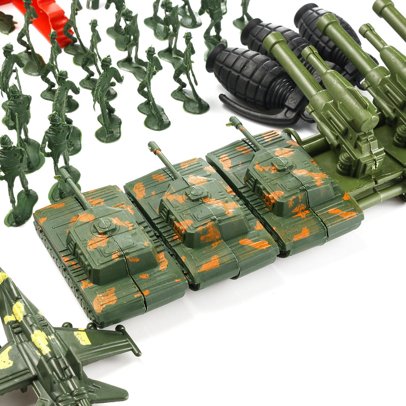 300Pcs Soldier Military Plane T ank Model Movable Joints Toys Boys Kids Gift
