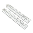 Folding Acrylic Ruler Clear For Kids Student Office School