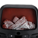 IPRee 1000W Portable Mini Electric Heater Fan Fireplace Flame Timer Air Warmer Home Outdoor Heater Fan