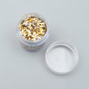 Gold Nail Art Glitter Dust Powder Silver Sequins Sheets Tips Manicure 3D Decoration Set