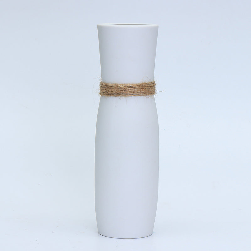 White Creative Modern Ceramic Flower Vase Handmade Flowers Bouquet Vase Home Decor