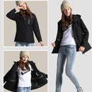 Man Woman Electronic USB Heated Jacket Intelligent Heating Hooded Work Motorcycle Skiing Riding Coat
