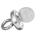 23kg 32x30mm Neodymium Recovery Magnet Metal Detector Hook Magnet