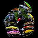 ZANLURE DW457 12pcs/set 8cm 11g Crank Popper Lure Fishing Lure Hard Bait Lake Crankbaits