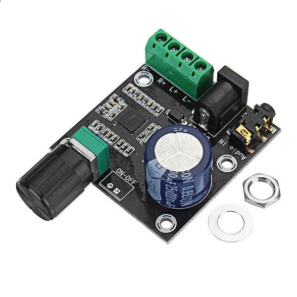 5pcs PAM8610 Dual Channel DC 12V 15W x 2 Class D HD Digital Audio Stereo High Power Amplifier Board