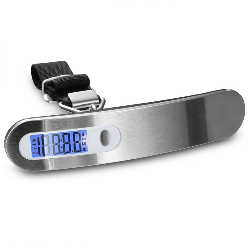 50KG/110lb Luggage Weight Scale Digital Travel Hanging Electronic Suitcase
