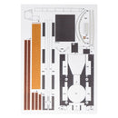 1:100 British Royal Navy HMS M15 M15-class Monitor DIY Handcraft Paper Model Kit Education Toys