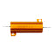 RX24 50W 50R 50RJ Metal Aluminum Case High Power Resistor Golden Metal Shell Case Heatsink Resistance Resistor