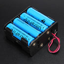 10pcs 12V 8 x AA Battery Clip Slot Holder Stack Box Case 6 Inch Leads Wire