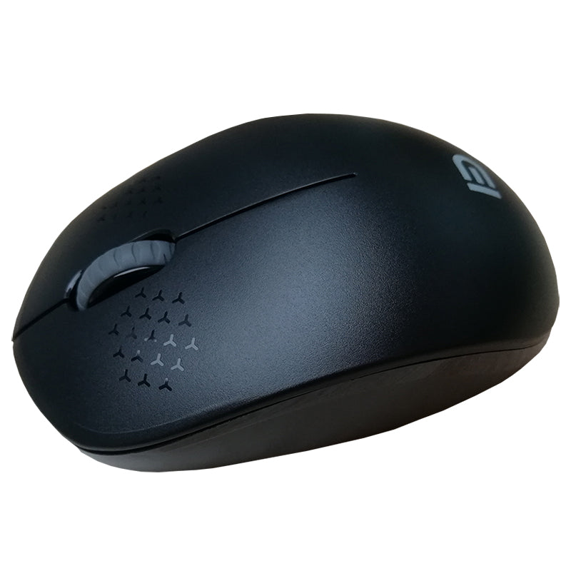 FD IK7300 2.4GHz Wireless Keyboard & Mouse Combo Set 104 Keys Silent Concave Button Keyboard 1600DPI IC Control Mouse with USB Receiver for Computer Laptop PC
