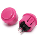 Dual Players Pink Game DIY Arcade Game Console Set Kits Replacement Parts USB Encoders to PC Double