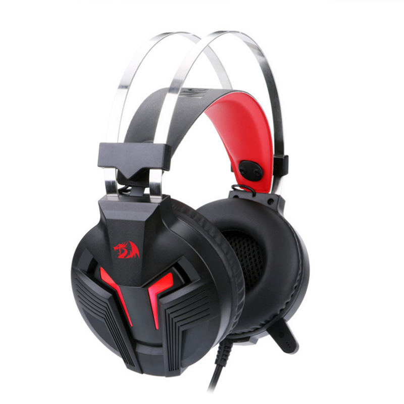 Redragon H112 Gaming 3.5mm + USB Wired Headphone 3D Stereo Surround Sound Headset for PS4 XBOX with Microphone