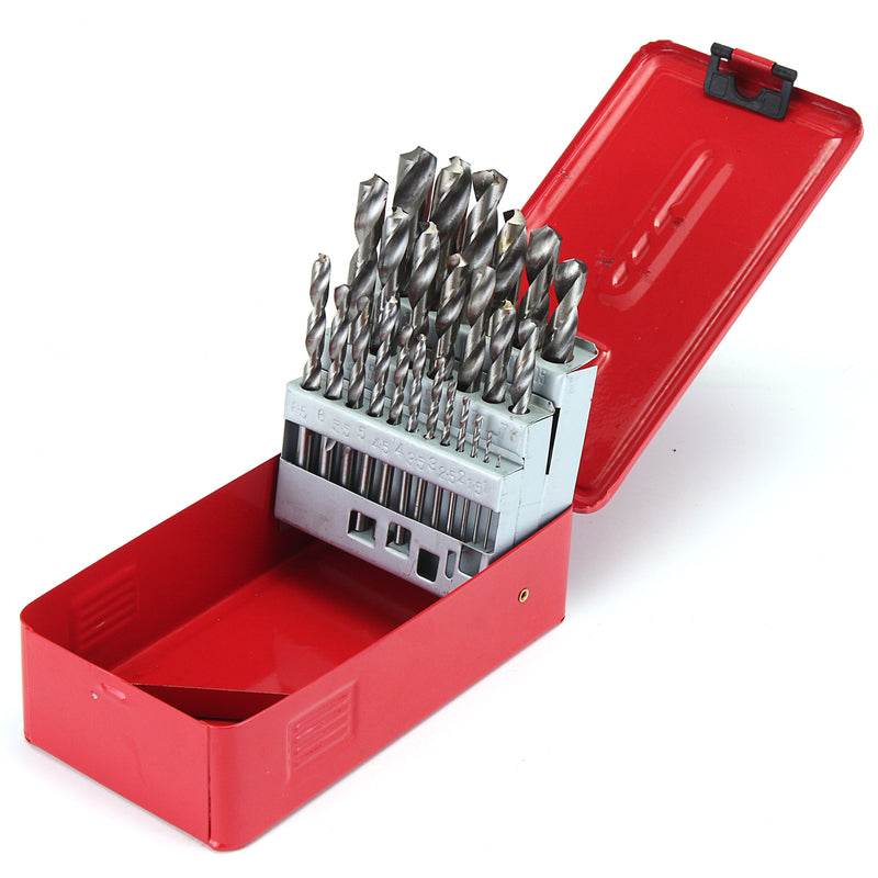 38pcs 1-13mm HSS Twist Drill Bit Set with Case