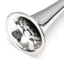 5pcs 178DB 12V Compressor Air Horn Kit Silver Trumpets Chrome Dukes Car Truck
