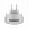 Multifunction USB Wall Socket LED Socket Night Light Plug-in Wall Warm White Light Control On/OFF Plug Socket Power Strip EU/US