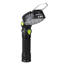 USB Rechargeable Portable Handheld LED Camping Lamp Magnet Base Adjustable Head Bright Work Light