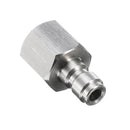 8mm Stainless Steel Quick Connector Pneumatic Adapter Thread Diameter M10x1