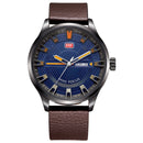 MINI FOCUS MF0028G Casual Style Men Wristwatch Display Date and Week Clock Quartz Watches